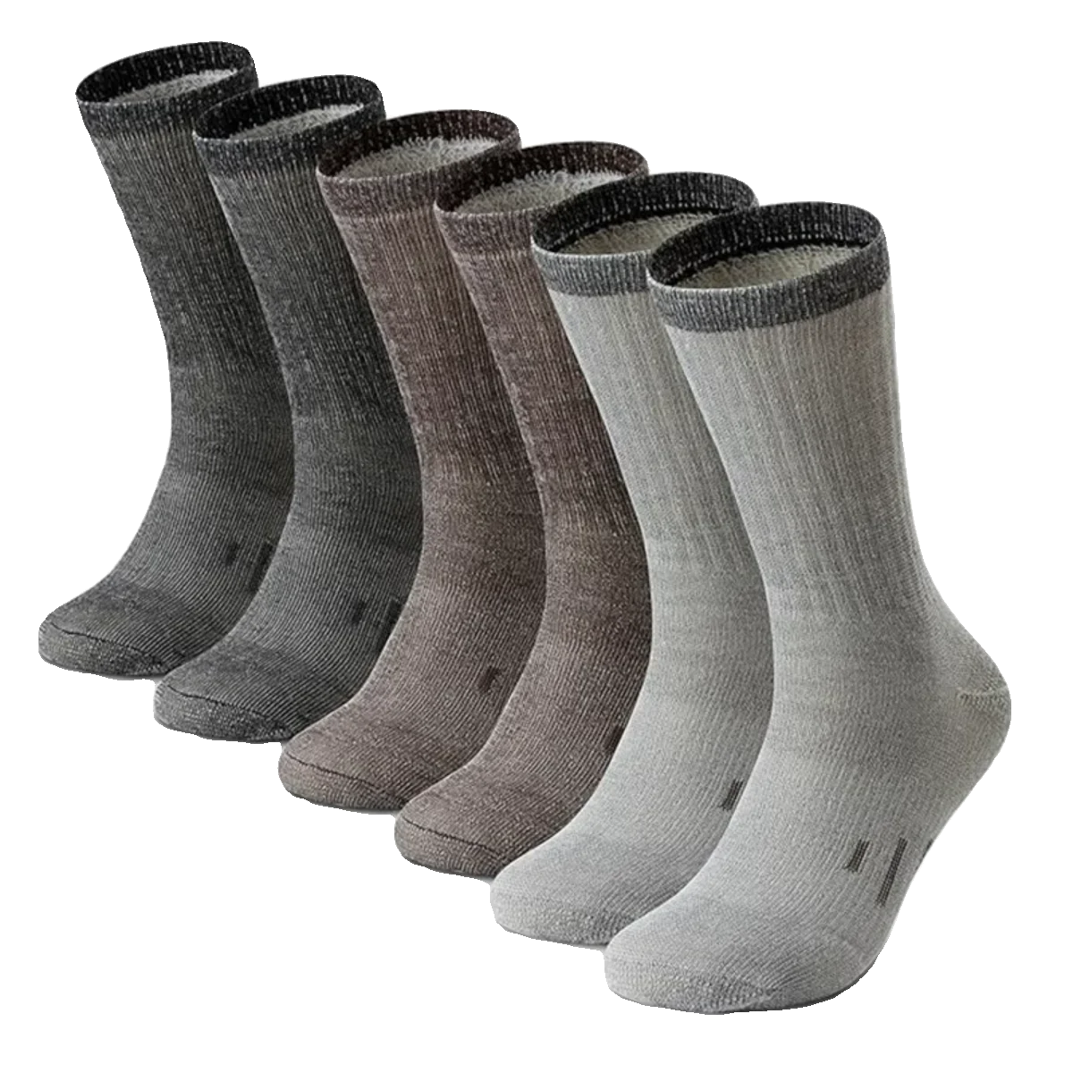 Merino Wool Crew Socks, 3-Pack