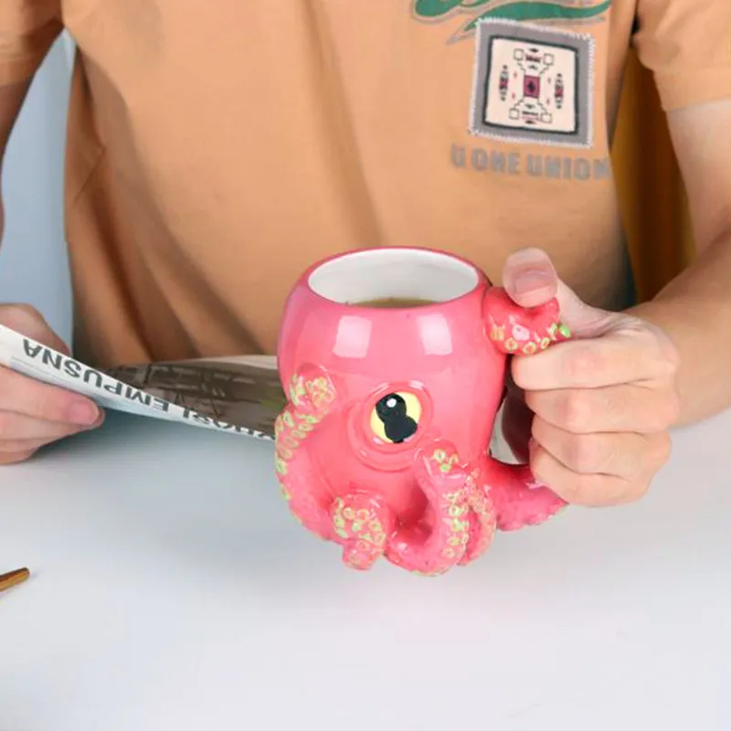 Ceramic Octopus Coffee Mug